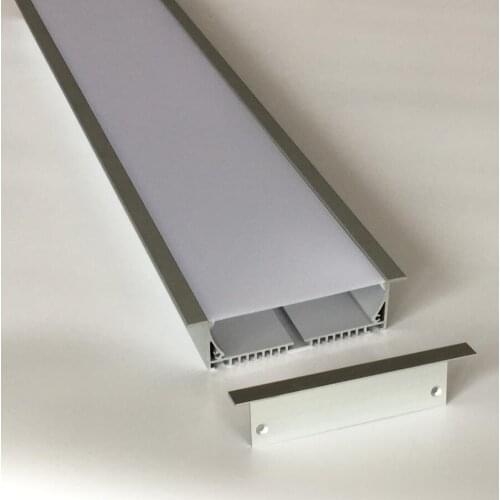 Free Shipping New design led profiles recessed linear light aluminium extrusion channel for decoration of suspension ceilings