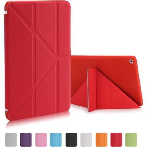 Smart Cover for iPad mini 1 mini 2 mini 3 Case A1432 A1454 A1455 A1489 A1490 PU Leather Silicone Case For mini ipad case for kid