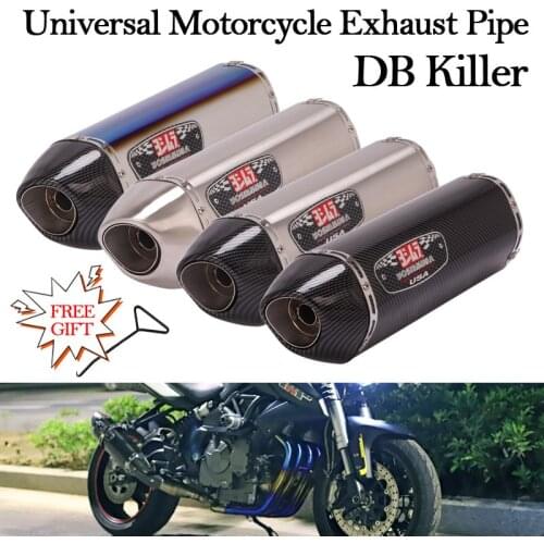 Universal Motorcycle Yoshimura Exhaust Pipe Modified DB Killer Muffler Tubo De Escape Moto For Honda PCX 125 Z900 G310GS GSXR600