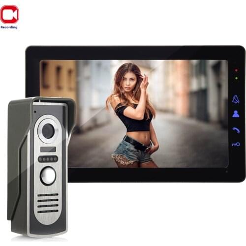 REDEAGLE 9 inch Monitor Video Recording Doorphone Intercom Access system Max 32G Card Support Electric Lock Unlock