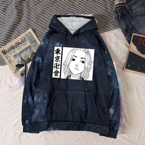 Japanese Anime Funny Tokyo Revengers Hoodies 2021 Streetwear Long Sleeve for Women/men