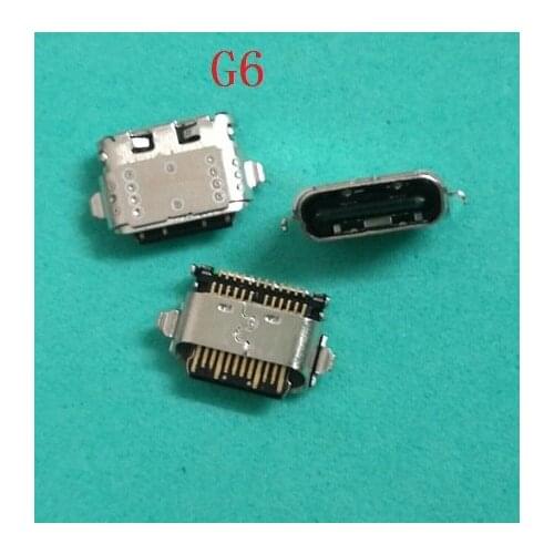 50pcs For Motorola for Moto G6 Plus g6 play usb charge charging port connector plug dock socket Replacement