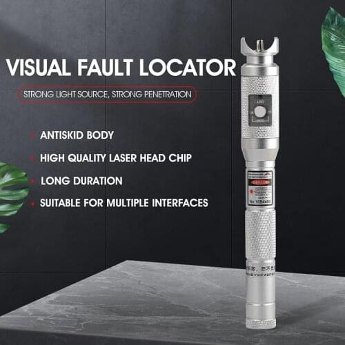 AUA-2S Fiber Optic Lser Pen Visual Fault Locator VFL 10MW/20MW/30MW Type Red Light Source Fiber Test Pen 10/20/30KM