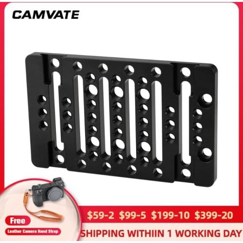 CAMVATE Multipurpose Extension Cheese Plate With Built-in Shoe Mounts (Universal) C2316