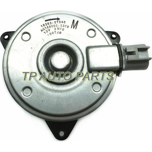 Radiator Cooling Fan Motor For To-yota Vios Yaris Corolla OEM 16363-0T040 168000-2370 16363-0H130