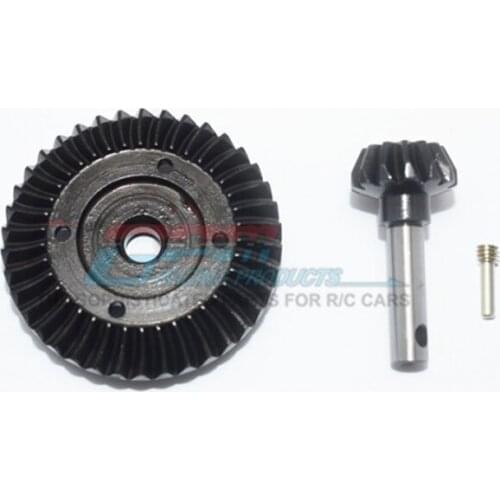 GPM HARDEN STEEL #45 DIFF BEVEL GEAR 38T & PINION GEAR 13T For AXIAL YETI SCORE AX90068 RC Upgrade