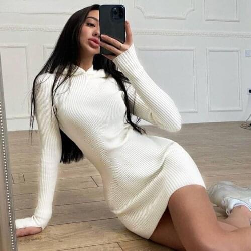 Модные вязаные платья Kalenmos China At AliExpress