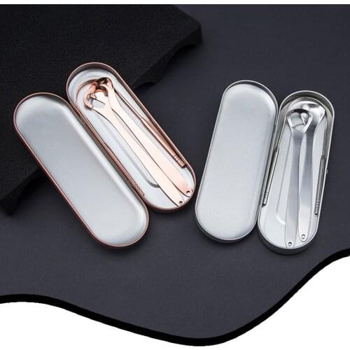 3 Pcs Tongue Cleaner Scraper Stainless Steel Tongue Scraper Reusable Fresh Breath Maker Medical Mouth Brush Oral Hygiene Care