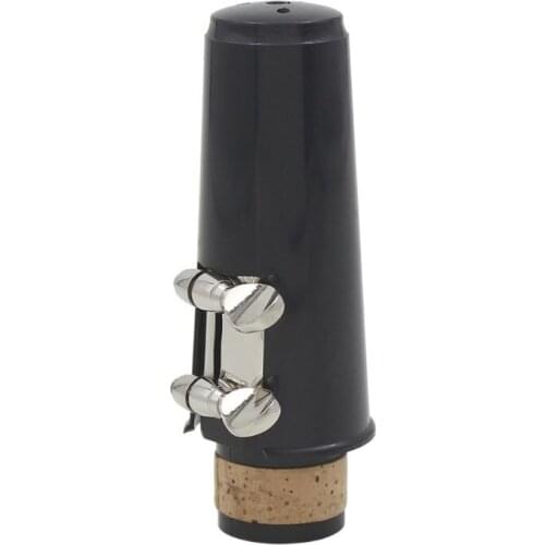 69HD Clarinet Mouthpiece Kit with Ligature,one Reed and Plastic Cap~black