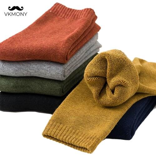 Men cotton socks terry warm man socks autumn & winter men thick socks VKMONY