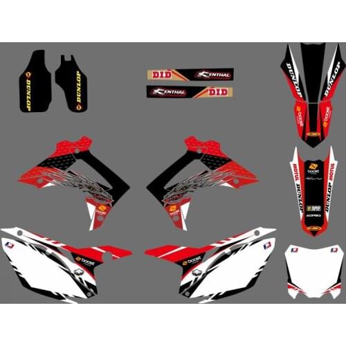 H2CNC Graphics Decal Sticker For Honda CRF250R CRF250 2014-2016 & CRF450R CRF450 2013 2014 2015 2016 CRF 450 450R CRF 450 R