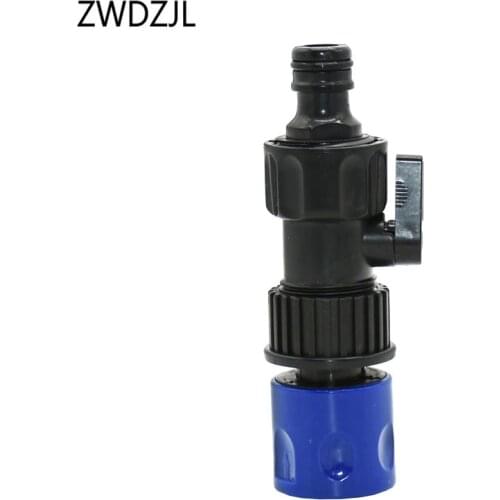 Plastic Valve 2-way Quick Connector Garden tap 5/8 Watering Prolong Hose Irrigation Pipe Fittings Hose Adapter Switch 10 pcs