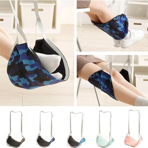 Footrest Hammock Adjustable Hanging Leg Hammock Perfect Airplane Footrest For Home Office Long Travel Dropshipping