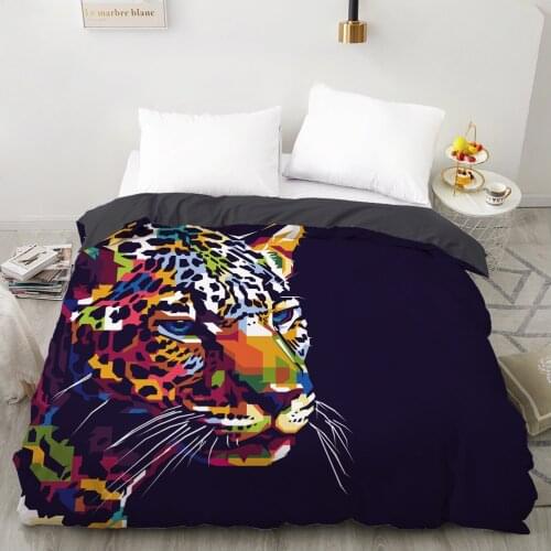 Duvet cover Quilt/Blanket/Comfortable Case Luxury Bedding 140x200 150x200 240x220 for Home 3D Print animal colorful leopard
