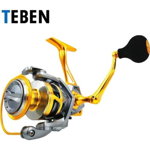 Teben GTS Sea Fishing Edition All-Metal Seawater-proof Fishing Wheel, Fishing Roller, Fishing Roller, Subtextile Wheel