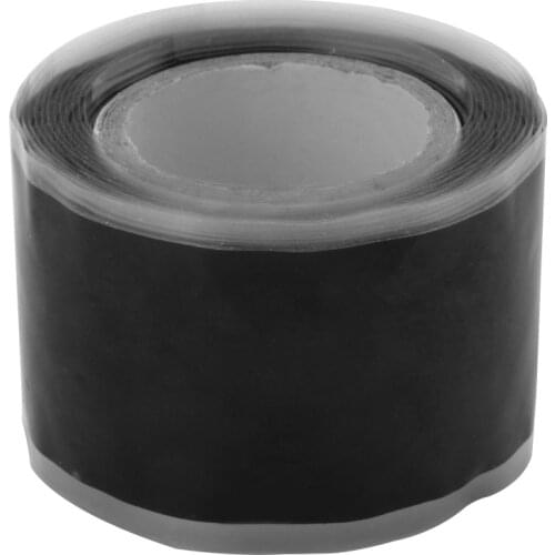 Waterproof Silicone Performance Repair Tape Multi-purpose Bonding Rescue Self Fusing Wire Hose Black Tape