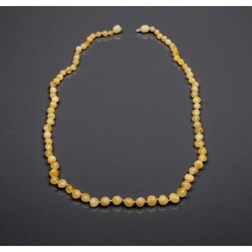 Drop Amber Necklace Organic Healing Stone Amber