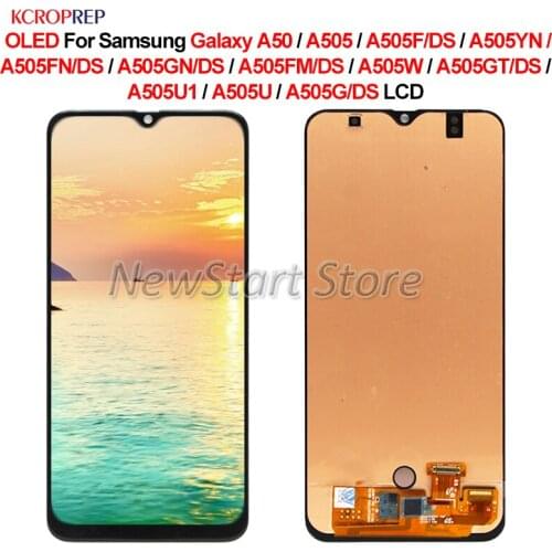OLED For Samsung Galaxy A50 A505 LCD Display Touch Screen Digitizer Assembly For Samsung A505FM/DS A505GT/DS A505U A505FN/DS lcd