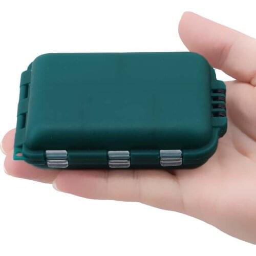 10 Compartments Mini Fishing Tackle Box Fish Lures Hooks Baits Plastic Storage Holder Square Case Pesca Fishing Acces