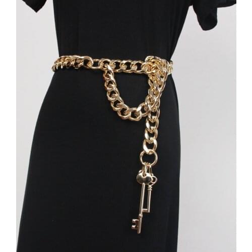 2.2CM Wide Waist Chain Waistband Large Size Adjustable Waist Chain Summer Dress Shirt Ceinture Cinch Strap Belt for Women 2021