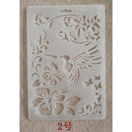 20 PCS T02 wholesale Drawing Template Diy Album Accessories Ruler Letter Hollow Drawing