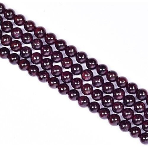 3A Garnet round Beads Hot Sale Scattered Beads Wholesale Domestic Garnet Beads jewelry making supplies jewelry making