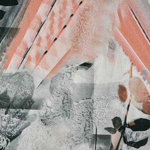 Abstract Black Rose Digital Pure Cotton Fabric For Dress Tissus Au MÈTre Telas Por Metro Tissu Vestidos Sewing Tela Ткань хлопок