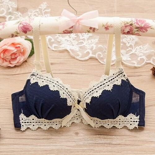 Wireless Bra Lace Sexy Bras Girl Bralette Push Up Bra Seamless Comfortable Underwear Sweet Girl Students Lingerie