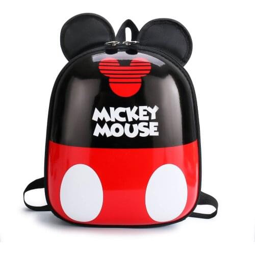 Disney Mickey mouse Childrens school bag kindergarten boy girl baby backpack 2-3-5 minnie cute cartoon egg shell backpack