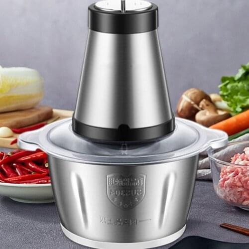 2L Electric Meat Mincer Fruits Chopper Vegetable Cutter Electric Meat Grinder Food Processor Slicer Kitchen Tool Accessories