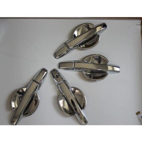 CHROME DOOR HANDLE COVER TRIM MOLDING CATCH OVERLAY GARNISH CAP CUP PROTE For HONDA CIVIC 4 Door Sedan 2006-2011 2009-2015 PILOT