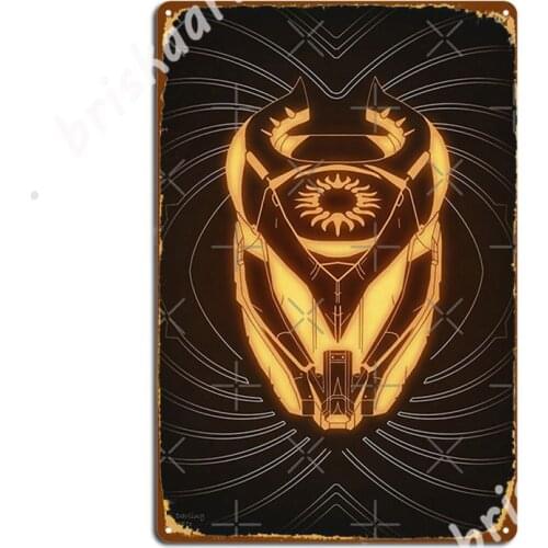 Exile Titan Helm Metal Signs Cinema Garage Printing Party Wall Decor Tin sign Posters