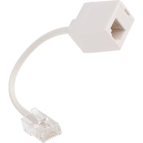 RJ45 To RJ11 Telephone Line Cord Landline Extension Cable For Home Office