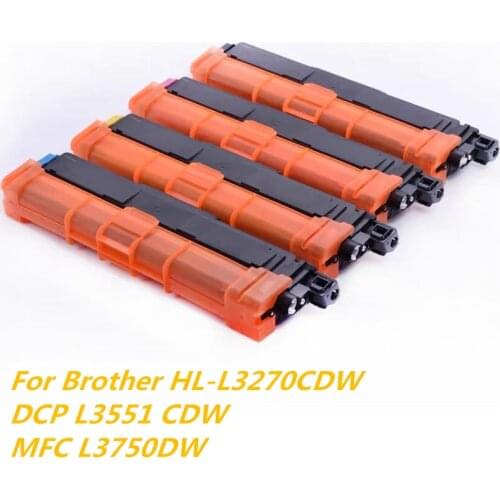 Compatible Brother TN-217 TN 263 Toner 3000 Pages High Yield for Brother HL-L3270CDW DCP L3551 MFC L3770DW Printer Cartridge Kit