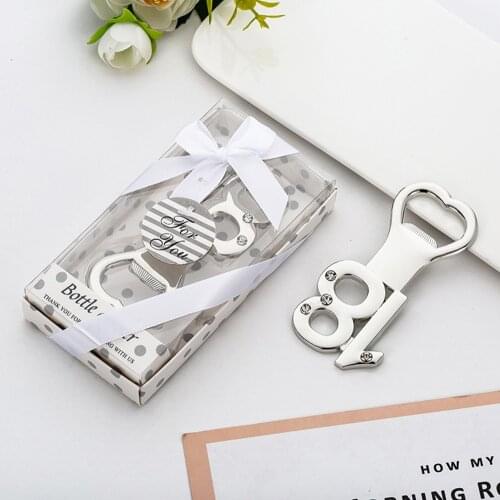 Creative Bottle Opener for Wedding Party Birthday Beer Opener Ornaments Gifts Kitchen Supplies