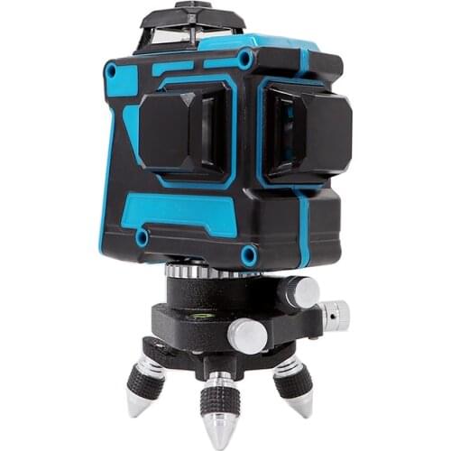 Lvguang 12 line level, wall sticking and ground sticking instrument, high precision automatic line marking, green light