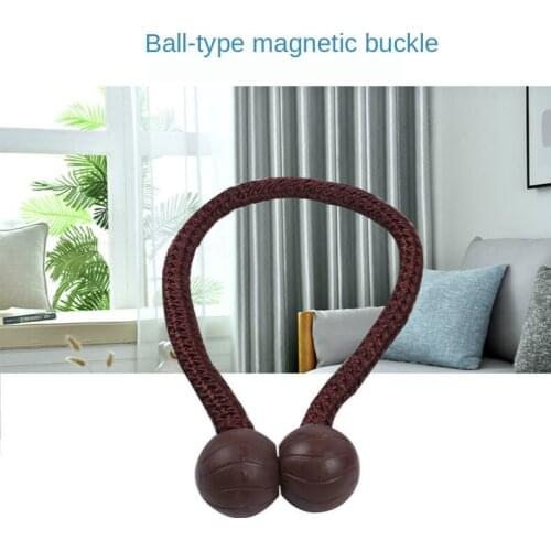Home Decor Pearl Magnetic Curtain Clip Curtain Holders Tieback Buckle Clips Hanging Ball Buckle Tie Back Curtain Accessories