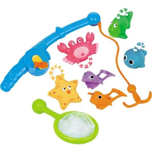 Fishing Toy Rod Net Set for Kids Child Model Play Fishing Games Intellectual Toys Best Gift for Children Bath Toy