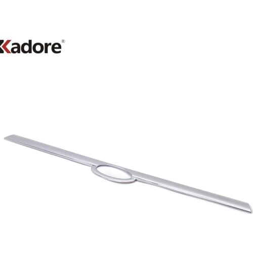 For Ford Fiesta 2010 2011 2012 2013 2014 ABS Chrome Auto Rear Trunk Lid Cover Trim Tail Gate Protector