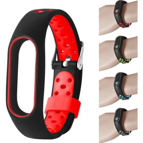 For Mi Band 2 Replacement Smart Belts Dual Color Sports Wristband Wrist Strip for Men Women GDeals