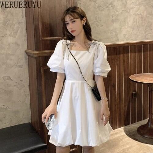 Летние платья с рукавами WERUERUYU China At AliExpress