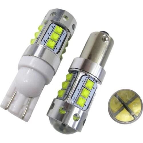2PCS Extremely Bright T10 W5W 80W T4W BA9S BAX9S BAY9S XBD CREE Chip LED Back Car Reverse Lights Parking Light Xenon White Color