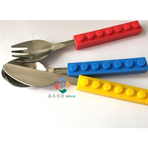 3Pcs In Portable Stainless Steel Cutlery Western Food Dinnerware Sets Easy Storage Tableware