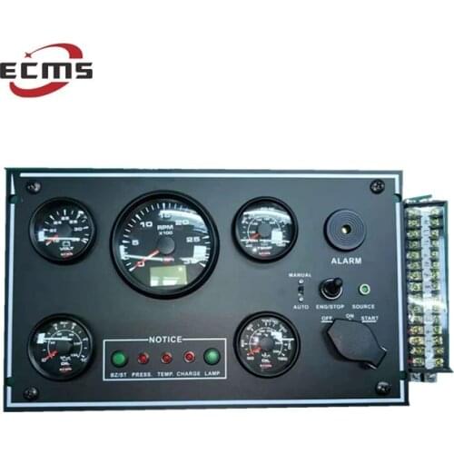335*200mm Black Waterproof Marine Boat Instrument Panel