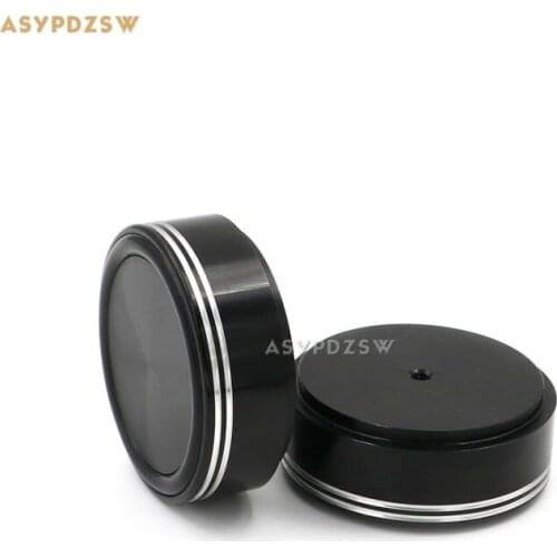 4 PCS Black solid aluminum 58*22 Power amplifier rack foot Preamplifier DAC feet