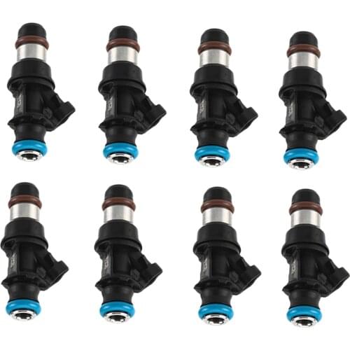8Pcs Fuel Injector 2 Holes 4.8L 5.3L 6.0L Engine for Chevy Yukon Hummer 25317628 17113698 FJ315 FJ10062-11B1