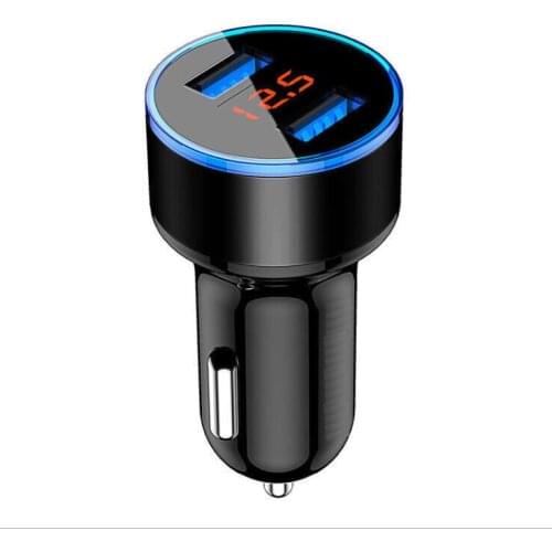 Car styling LED Display Dual USB Car Autos Charger For Skoda Fabia 2 3 Karoq Kodiaq Octavia 3 Superb 2 3 Combi Yeti Accessories