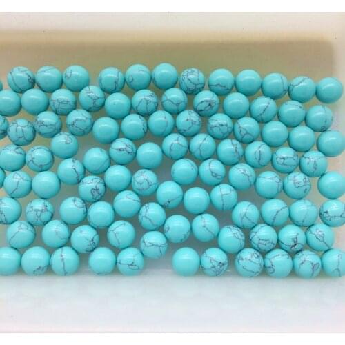 Natural Stone Beads Smooth Full Round Ball 6 mm No Hole for DIY Pendant Jewelry Making Decoration Gifts 20 pcs/bag