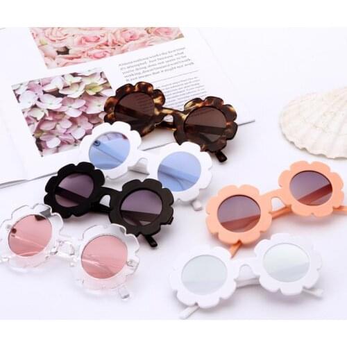 CHUN Kids Sunglasses Child Sun Glasses Round Flower Gafas Baby Children UV400 Sport Sunglasses Girls Boys Oculos De Sol K55