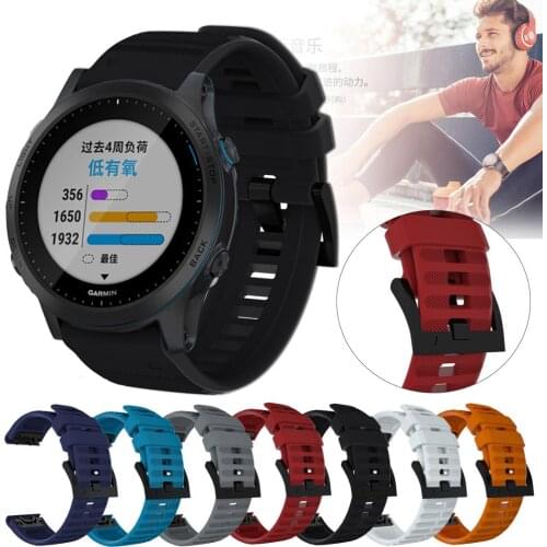 For Garmin Forerunner 945 935 Quick Release Silicone Strap Wrist Band Replacement Sport Rubber Bracelet 22mm Watchband
